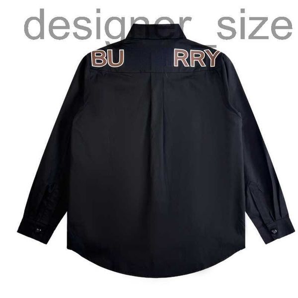 

men's casual shirts designerbby men women casual shirts burb designer shirt tb tb embroidery long sleeve shirt coat luxury colthing 301, White;black