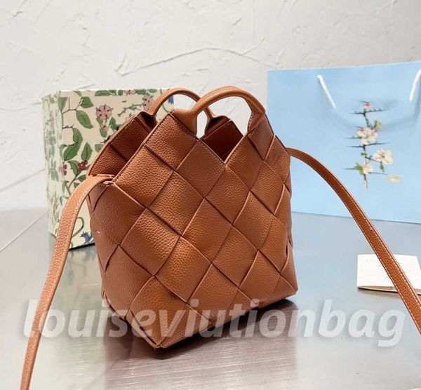 

luxury women puzzle geometric shoulder bags designers fashion handbag crossbody surplus leather woven basket checkerboard bag 103936