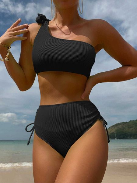 

2023 new bikini swimwear bikini with chest pads women's split swimwear bikini