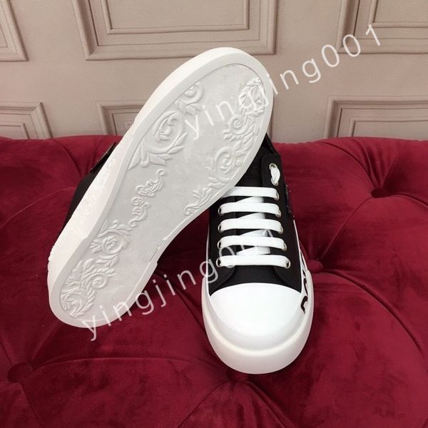 

new casual shoes womens designer travel leather lace-up sneaker fashion lady flat running trainers woman shoe platform mens sneakers, Black