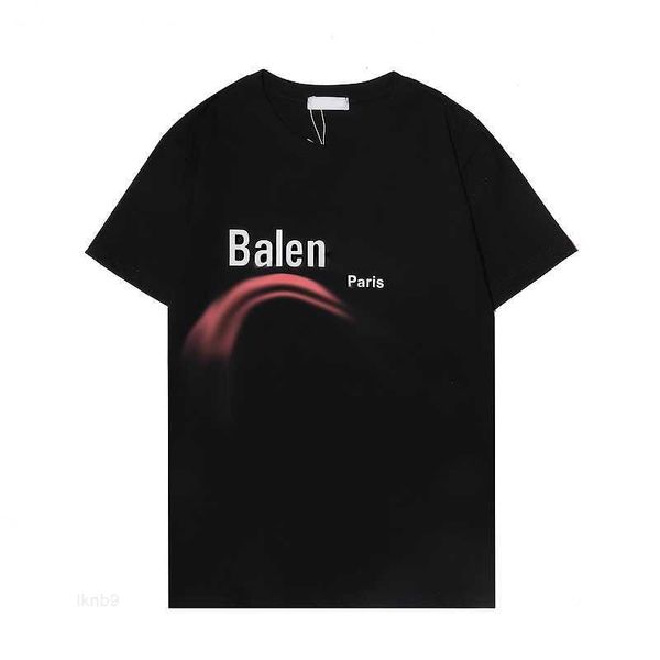 

23ss men's designer men's t-shirts 230g double yarn short sleeve letter print black white sizes s-xxl, White;black