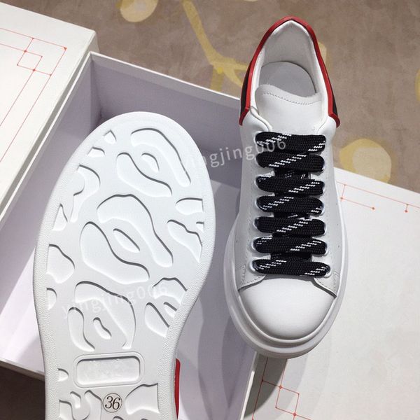 

2023new mens womens quality designer sneaker casual shoes leather sneakers embroidered stripes white shoes flat platform walking sports trai, Black