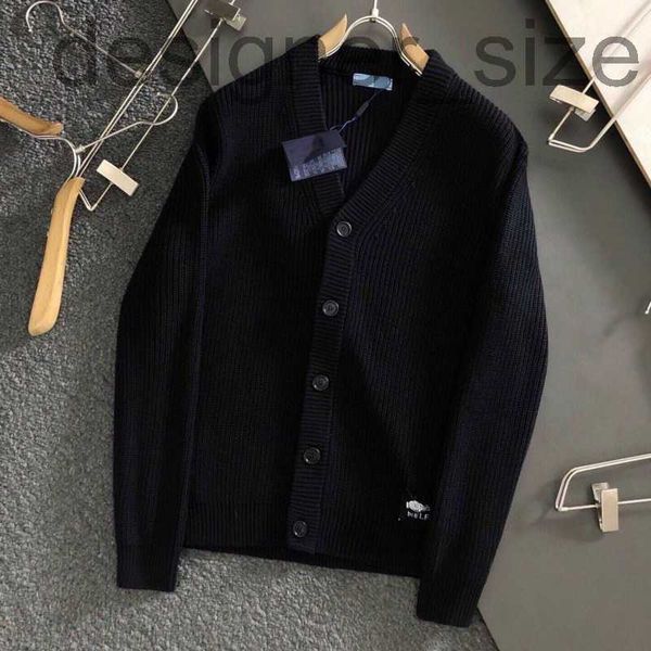 

men's sweaters designerdesigner cashmere sweater autumn winter v-neck cardigan coat busine casual knitted sweaters fashion warm long-sl, White;black