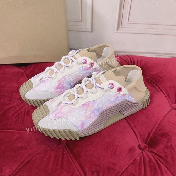 

2023new men fashion designer casual shoes triple black sneakers leather trainer printed platform trainers shoes