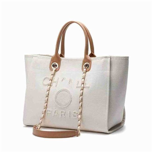 

70% off fashion luxury women's classic canvas beach bag large capacity small chain packs big handbags ugld