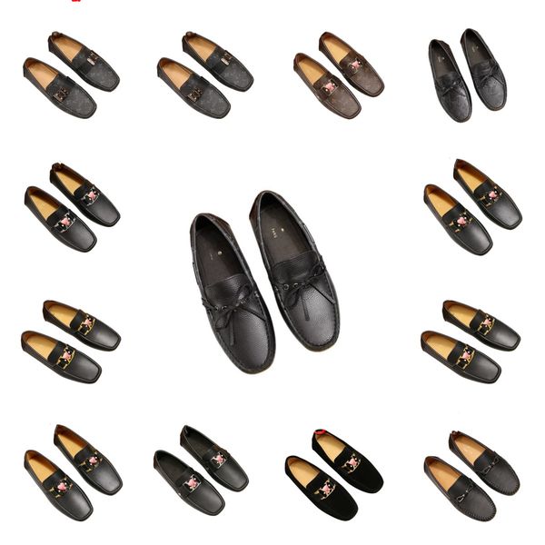 

suede loafers men slips slippers shoes tassel moccasins man casual flats men's dress shoe italian leather slip on shoess luxury size 38, Black