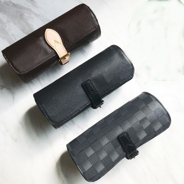 

watch case bags original quality luxury designer bag fashion hoop exquisite canvas wallet purse box b166