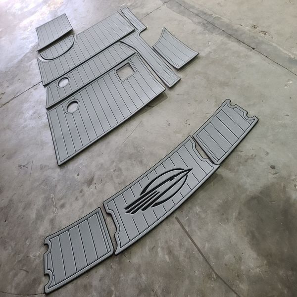 

2000 chaparral 240 swim step platform cockpit boat eva foam teak deck floor pad