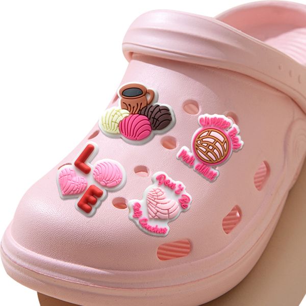 

anime charms wholesale childhood memories mouse cupcake funny gift cartoon charms shoe accessories pvc decoration buckle soft rubber clog ch, Blue
