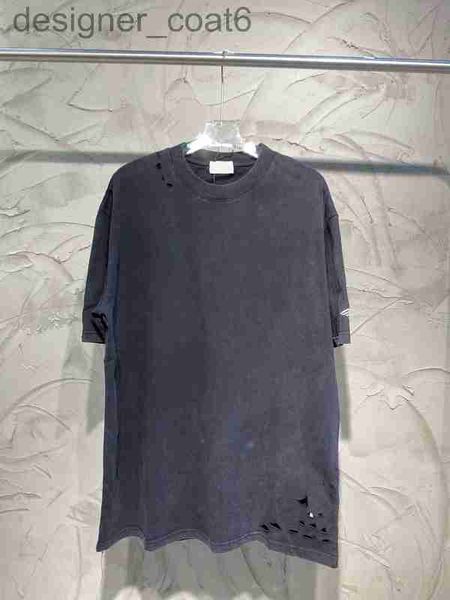 

men's t-shirts designermen's plus tees polos round neck embroidered and printed polar style summer wear with street pure cotton m, White;black