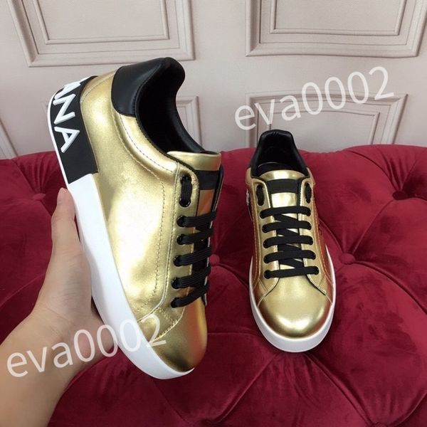 

2023 luxurys designer sneakers calfskin casual shoes reflective shoes vintage leather trainers all-match stylist sneaker leisure shoe platfo, Black