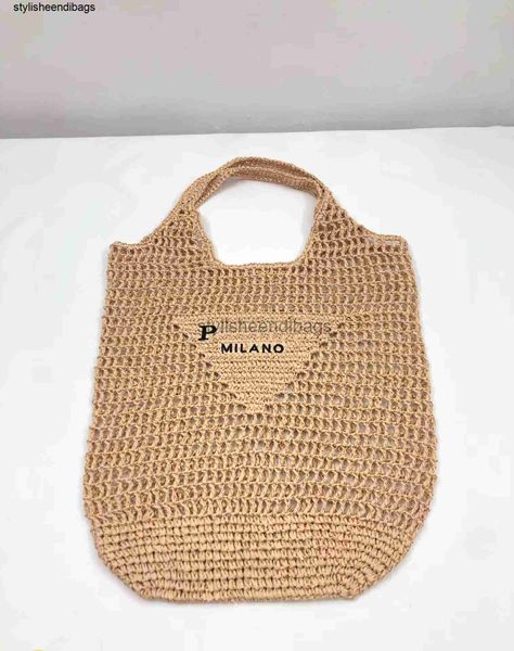 

stylisheendibags fashion triangle raffia straw bag womens luxury shoulder clutch handbag crossbody bags designer large capacity totes purses
