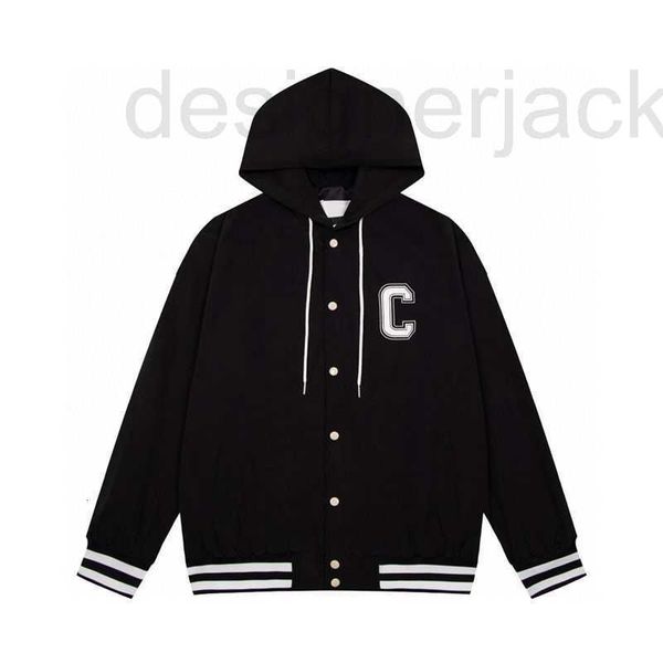 

men's hoodies & sweatshirts designer hoodie men's autumn winter alphabet print baseball jacket couple zipper sweater g6co, Black