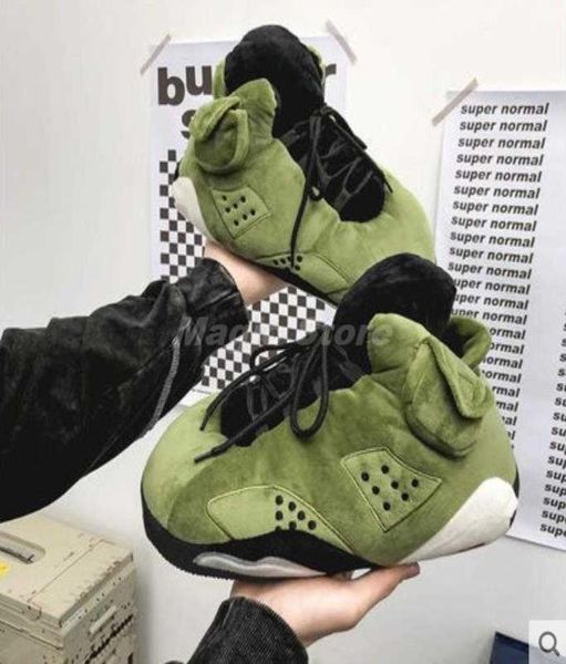 

womenmen winter slippers  3643 warm home slippers women bread shoes indoor snug sneakers house woman slippers p085426494, Black