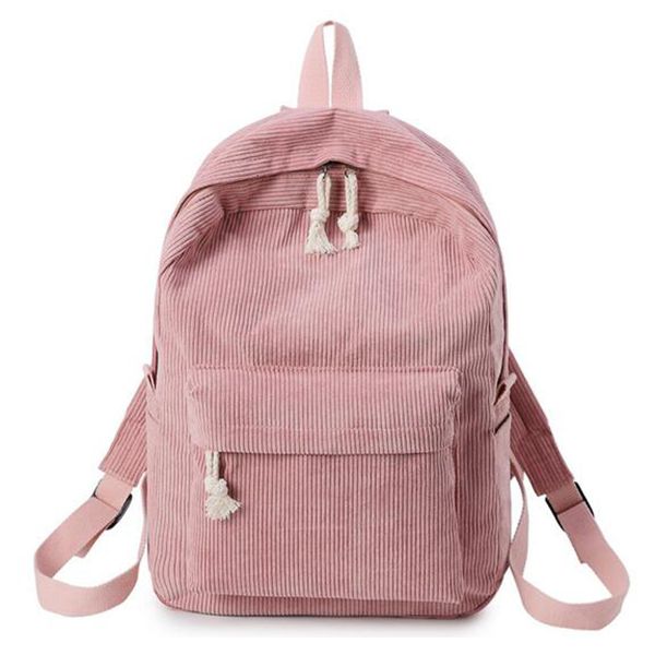 

school bags women backpack corduroy design school backpacks for teenage girls school bag striped rucksack travel bags soulder bag mochila 23