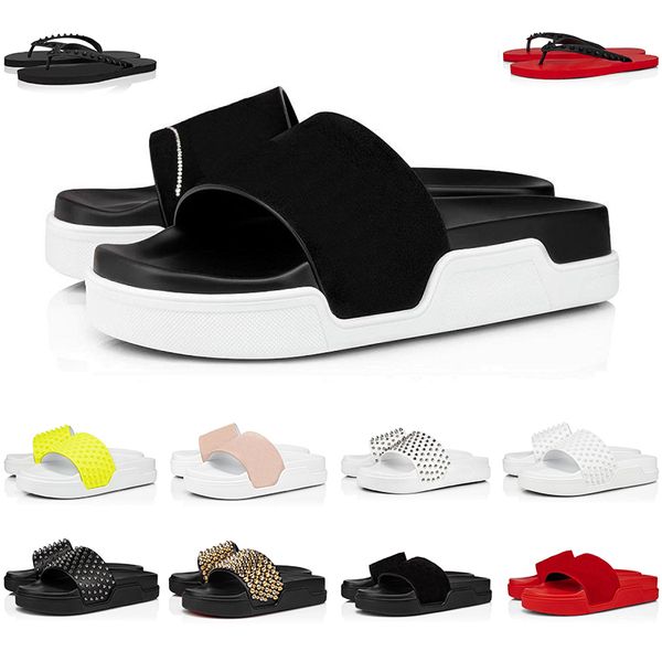 

sandals designer rubber slippers shoes sandal luxury loafers for mens women flip flops slipper slides triple black outdoor indoor 38-46