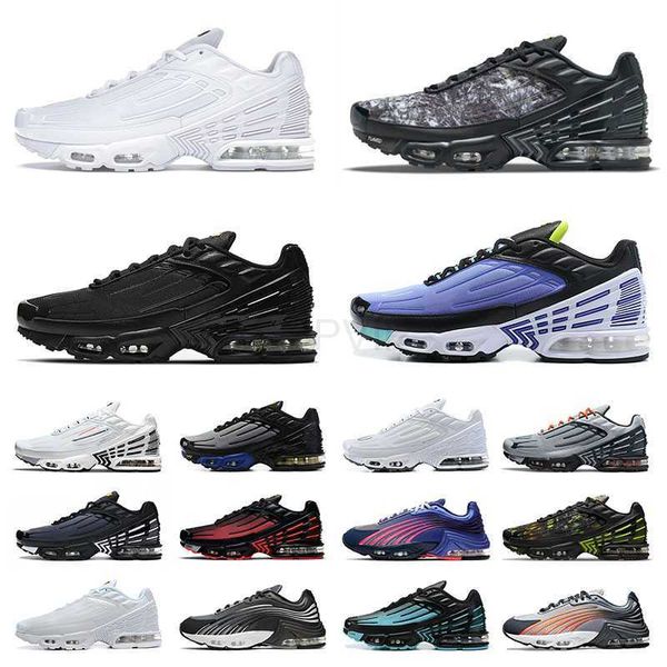 

running shoes tn 3 tuned iii plus 2 mens womens designer obsidian navy blue graphic prints wolf grey all black blue neon ghost green sports