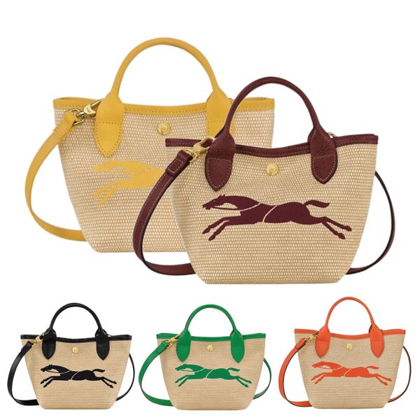 

weave basket straw the tote bag for womens longchammp mini pochette mens handbag designer crossbody clutch beach bag luxury city famous week