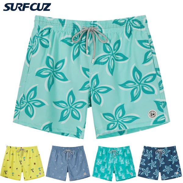 

set surfcuz men's swimming shorts quick dry summer beach board shorts with pocket 2022 swimwear beachwear mens swimsuits swim trunks