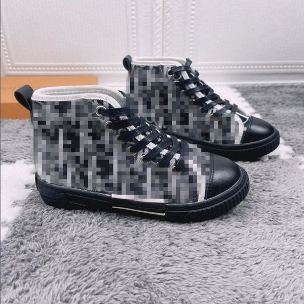 

cut low classic boots casual trainer children boy girl kids dunks skate sneaker fashion sport shoes size 25-34, Black