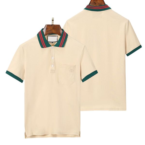 

mens polo shirt designer for man t shirt embroidery horse 2023 men golf polos shirts designers summer women high street casual tees asian s, White;black