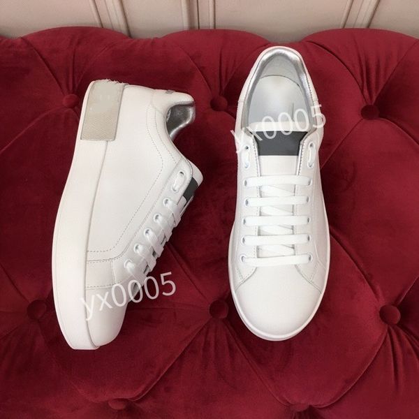 

r fashion sneaker casual shoes trainers dress shoes men leather breathable open for change outdoor sports sneakers, Black