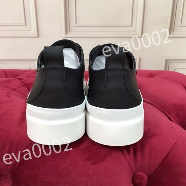 

luxury designer sneakers vintage casual shoes mens women trainers leather reflective sneaker platform shoes, Black