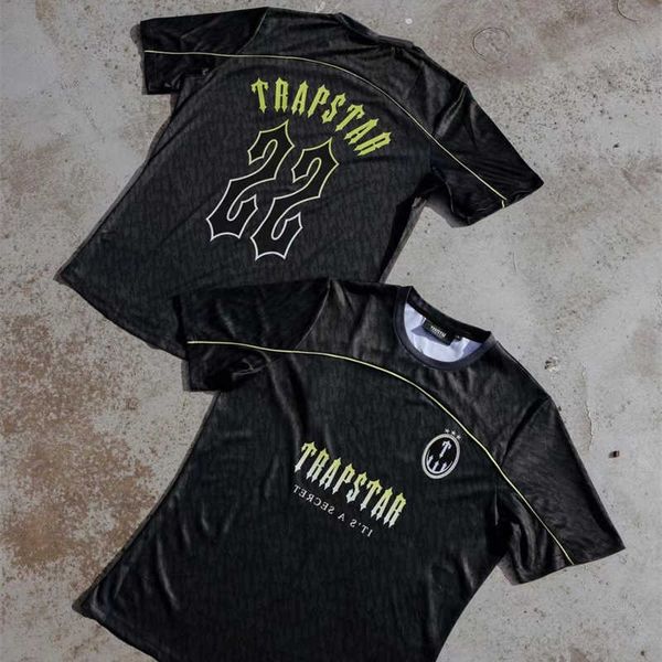 

trapstar gradient color sports t-shirts for men and women, Gray