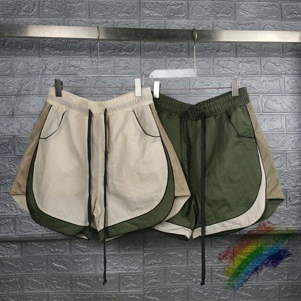

mesh patchwork drawstring shorts men women 1 quality vintage shorts