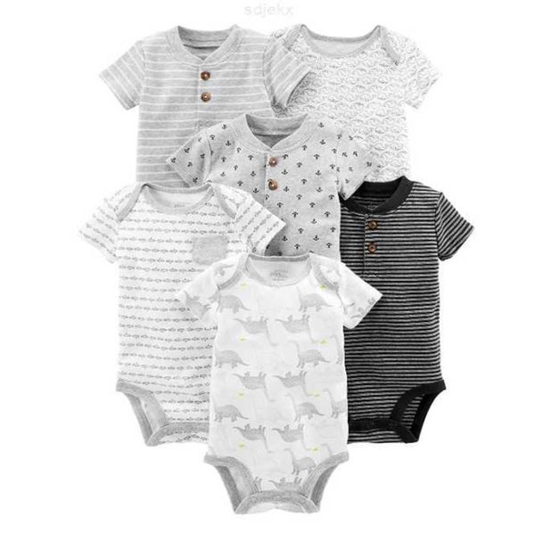 

clothing sets romper baby clothes short sleeve bodysuit pack of 6 long, White