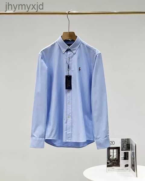 

2023 new mens shirts polo designer tshirt paul tshirts casual ralphs dress big horse embroidery rl pony business laurens clothes long sleev, White;black