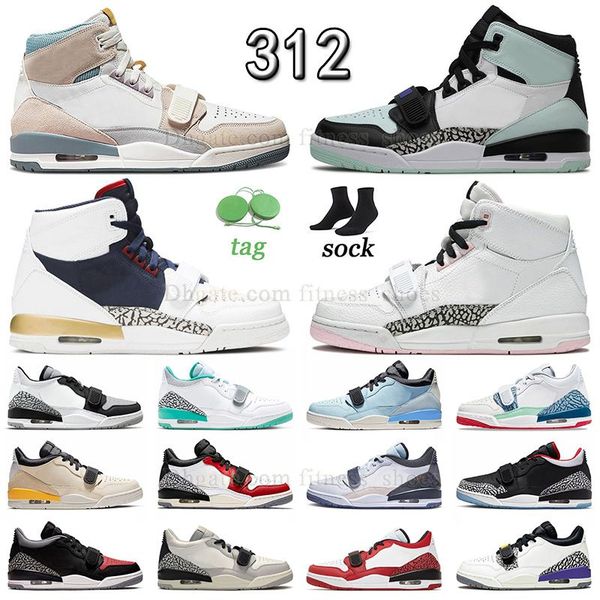 

men women quality legacy 312 basketball shoes white mystic navy pink foam light aqua igloo dream team high men women sneaker outdoor trainer
