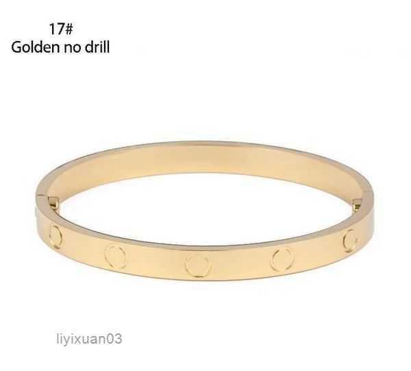 

bangle love bracelet bangles women men titanium steel screw screwdriver s gold silver rose jewelry with velvet bag 8 d0ix d0ix, Black