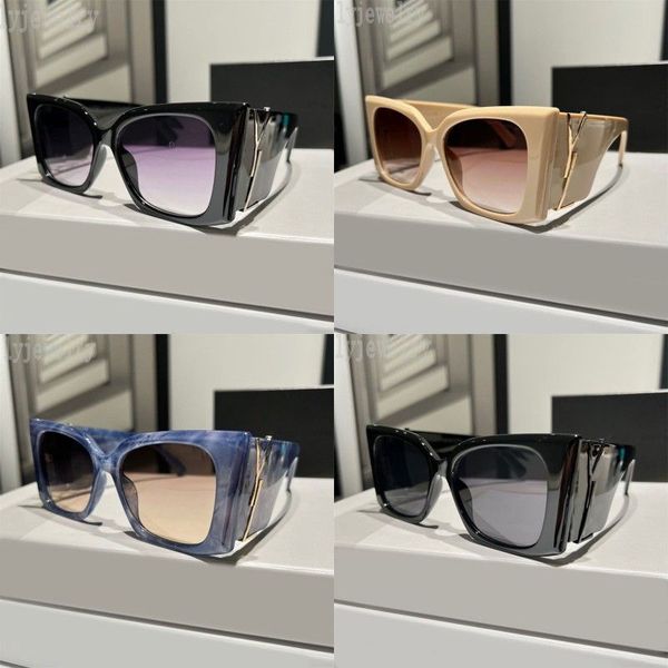 

womens sunglasses oversized luxury sun glasses uv shield black occhiali da sole wide frame letters decorate acetate designer sunglasses char, White;black