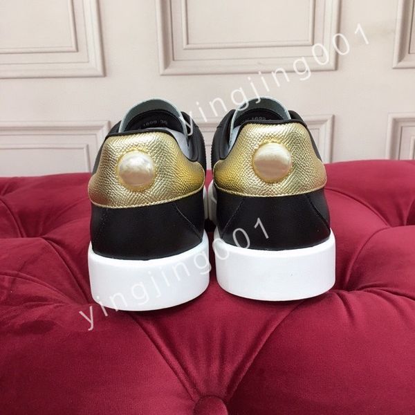 

luxury casual shoes women designer travel leather lace-up sneaker fashion lady flat running trainers woman shoe platform men sneakers, Black