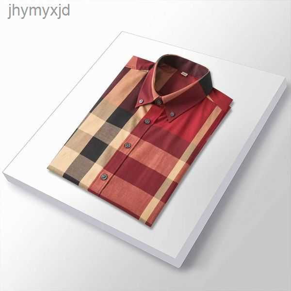 

2022 designer men's dress shirt luxury slim silk t-shirt short sleeve casual business wear plaid pattern brand 19 color asia size -4xl, White;black