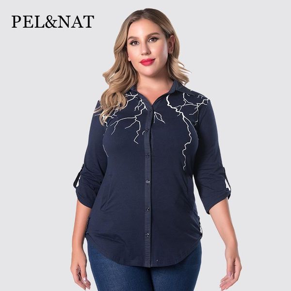 

t-shirt p n plus size women t shirt tee casual blue cotton female for home outerwear vneck elasticity clothes 160138, Black