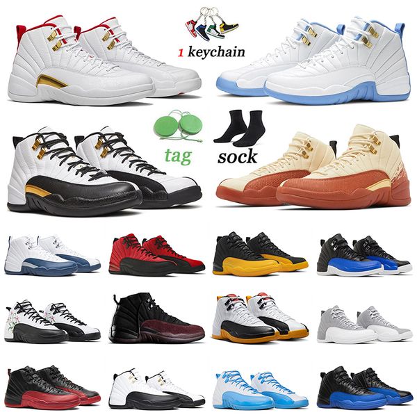 

2023 fashion 12s basketball shoes jumpman 12 royalty taxi burnt sunrise fiba university blue gold hyper royal flu game stealth floral men wo