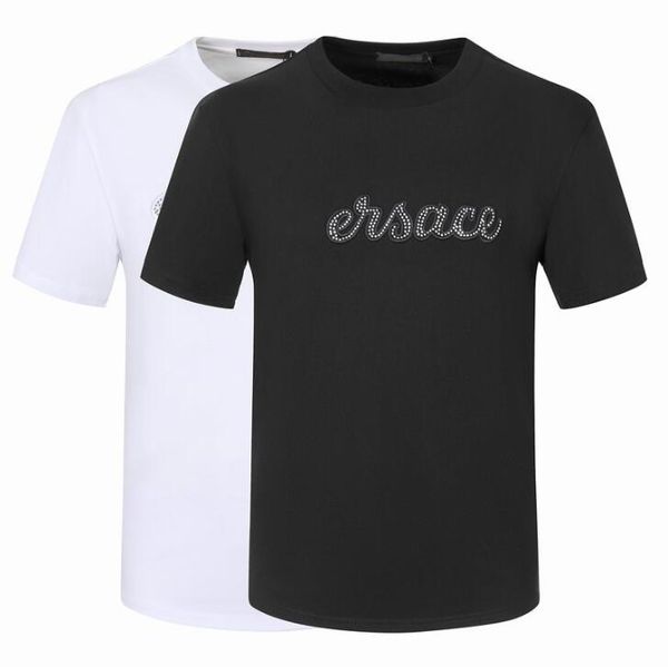 

summer mens designers t shirts loose tees fashion brands men casual shirt luxurys clothing street shorts sleeve clothes tshirts, White;black