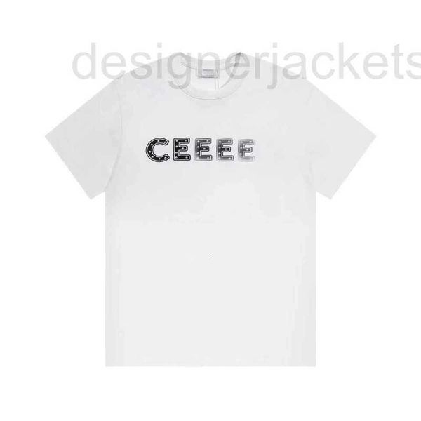 

women's knits & tees designer 2023 luxury women fashion stereo letter simple casual relaxed slim short sleeve t-shirt dwk6, White