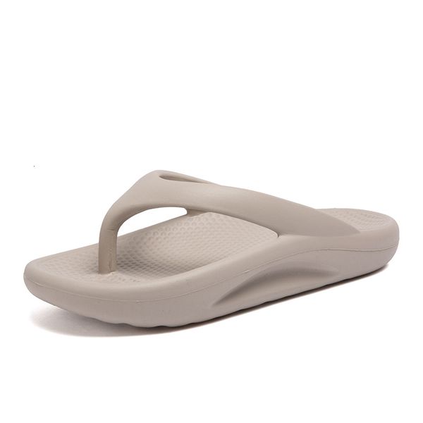 

slippers beach flip-flops summer men slippers massage sandals comfortable men casual shoes fashion men flip flops sell footwear 230427, Black