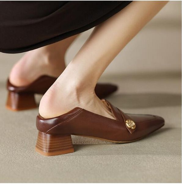 

vintage sheepskin elegant single shoes women fashion slip on driving loafers lady pumps wedding dress shoes, Black