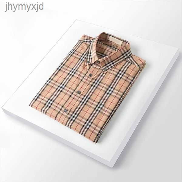 

2022 designer men's dress shirt luxury slim silk t-shirt short sleeve casual business wear plaid pattern brand 19 color asia size -4xl, White;black