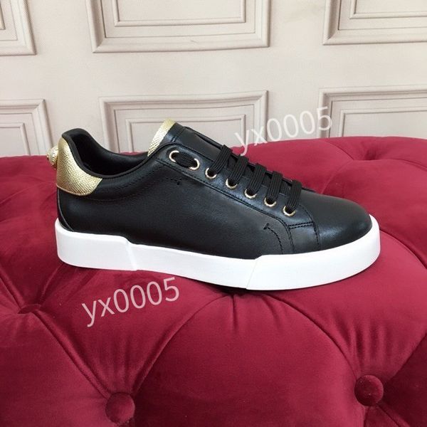 

mens sneaker casual shoes trainers dress shoes men leather breathable open for change outdoor sports sneakers, Black