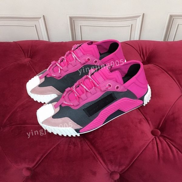 

2023new designer womens causal shoes fashion men leather lace up platform sole sneakers white black womens velvet suede