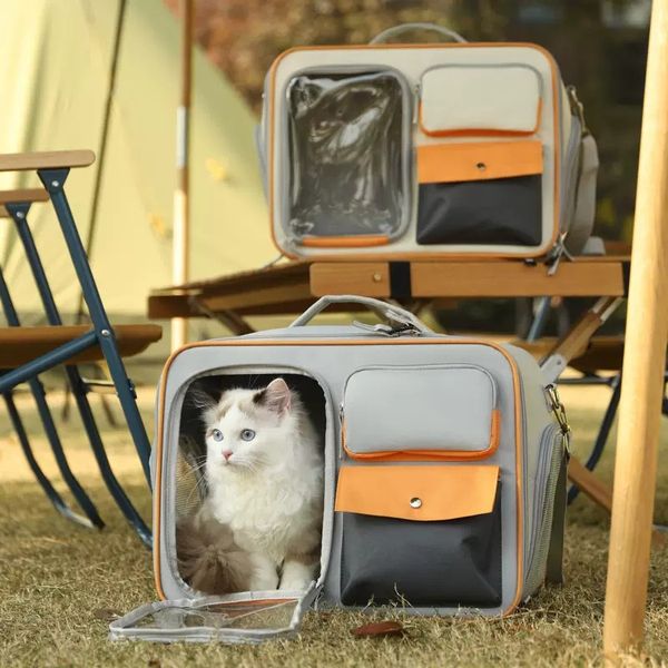 

Cat Backpack Carrier, Small Dog Backpack Carrier for Small Medium Dogs Cats, Pet Carrier Dog Hiking Backpack