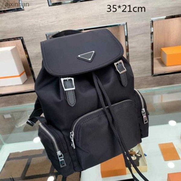 

luxury black backpacks school bags medium size nylon students bag outdoors travel shoulder bags backpack for man woman