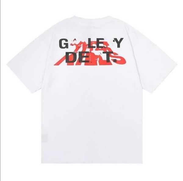 

men's t-shirts galleryes depts designer summer gallary shirt alphabet printed star same round neck short sleeve t-shirt for men and wom, White;black