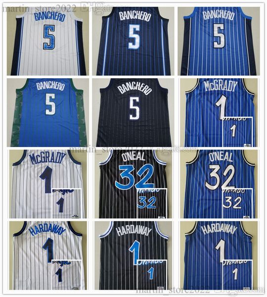 

stitched mitchell & ness basketball paolo banchero jerseys penny hardaway tracy mcgrady 1 men women lady all embroidery, Black;red