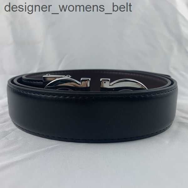 

luxury designer belt g buckle fashion genuine leather women belts for men letter double big gold classical 9 colors 12wj5, Black;brown